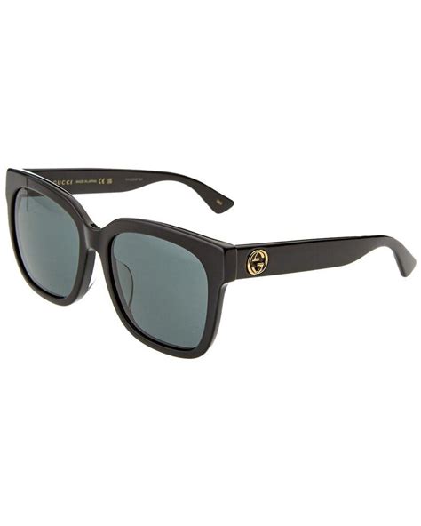 gucci women's gg0034san 55mm sunglasses|Gucci Women's Sunglasses, GG0034SN .